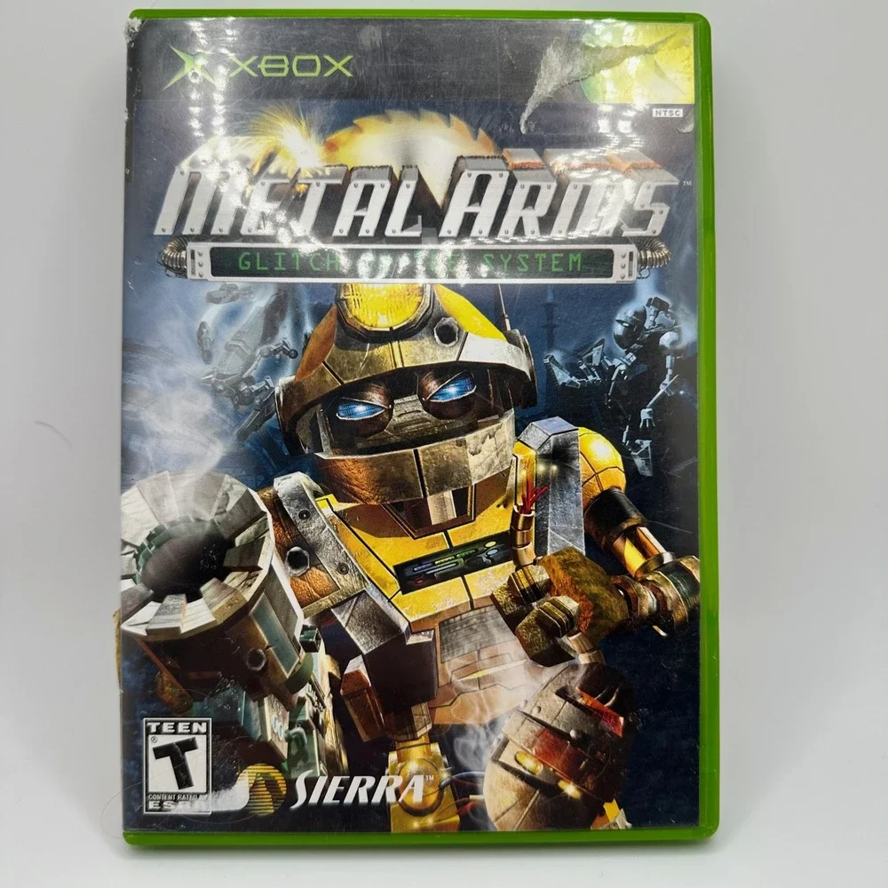 Xbox Metal Arms Glitch in the System CIB Game Case and manual